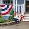 Glitzhome® 21" Metal Patriotic Rooster Porch Décor